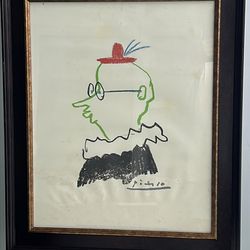 Pablo Picasso “El Amigo” 1968 signed in the plate