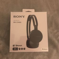 SONY WH-CH400 Wireless Stereo Headset