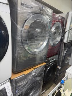 LG stainless steel washer and dryer front load