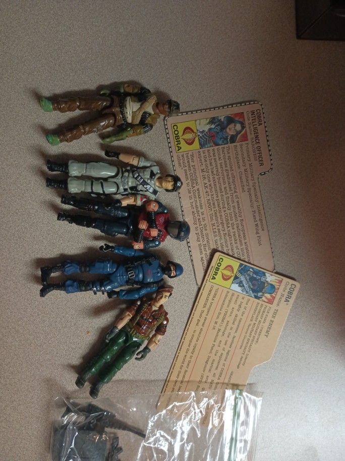 Original Gi Joe Figures Etc