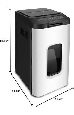 Aurora Commercial Grade 400-Sheet Auto Feed High-Security Micro-Cut Paper Shredder