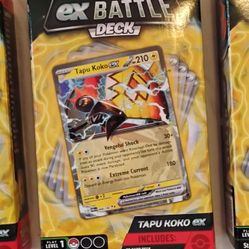 Pokemon TCG EX Battle Deck Tapu Koko EX Factory Sealed Ready To Play
