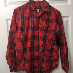 Children Place Plaid Button Down Shirt