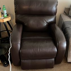 Oversized recliner.