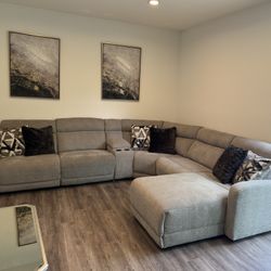 Brand New Sectional Couch With Pillows