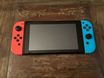 Nintendo Switch with Neon Joy-Cons