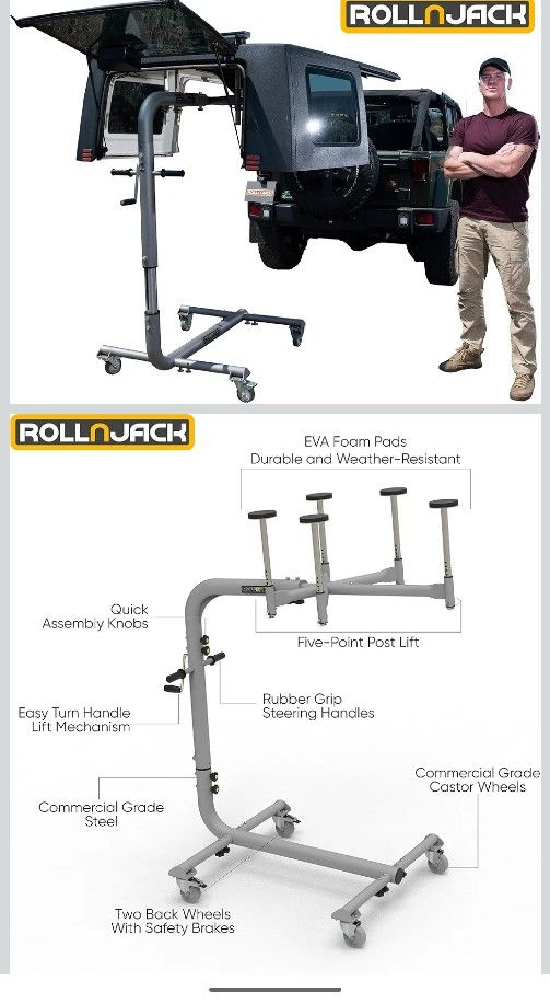 RollNJack For Jeep Wrangler