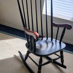 Beautifully Crafted Wooden Rocking Chair Rocker