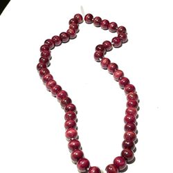 Wooden Beads Red Colored