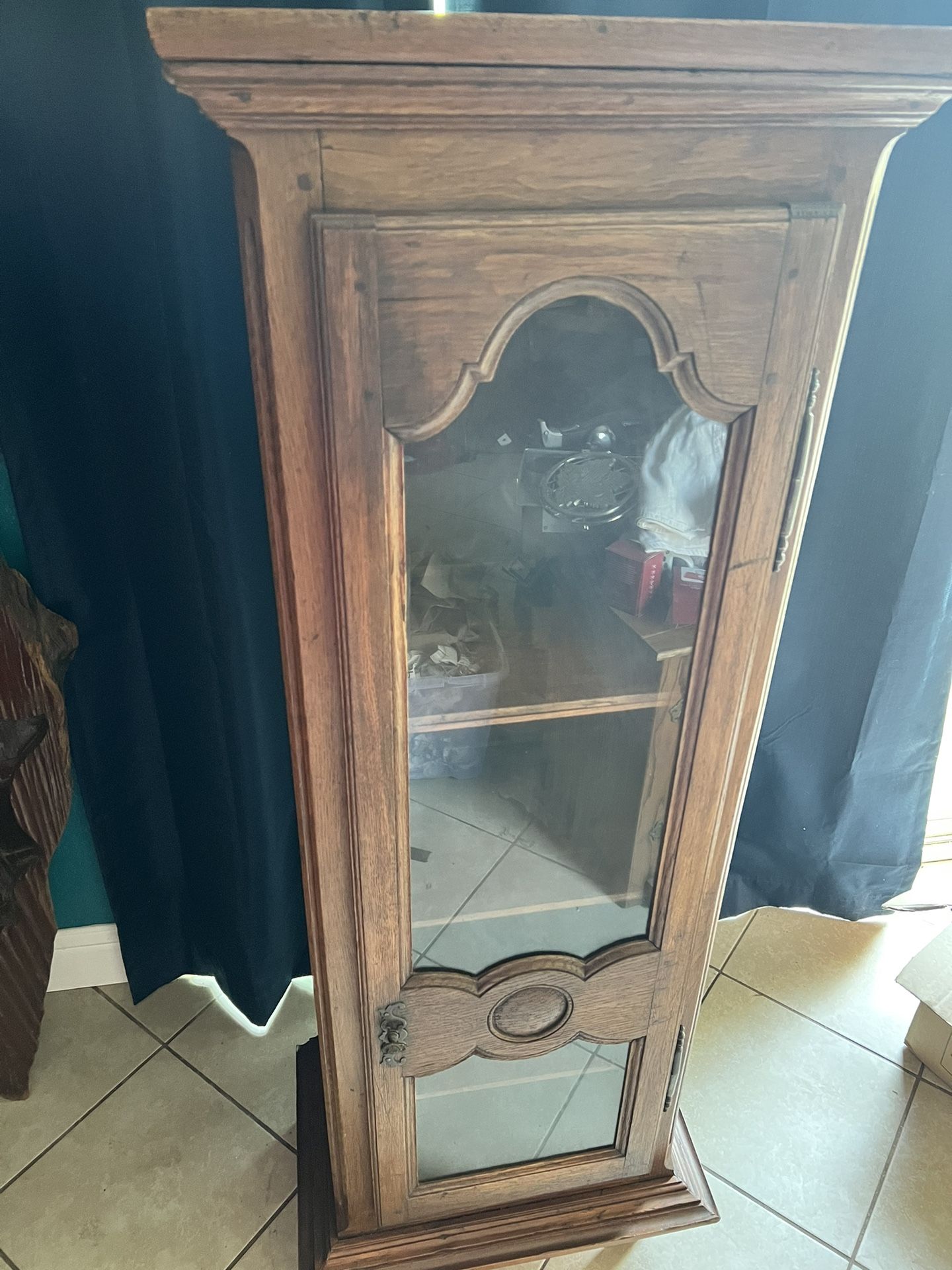 Wooden Glass Display Case 