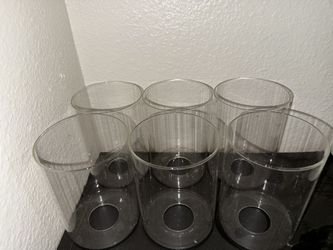 6 Pack Clear Glass Shades Replacement