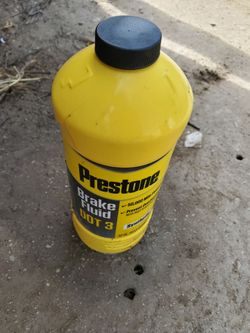 Prestone 50,000 mile DOT 3 brake fluid