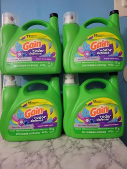Gain detergent $18 Each (134 loads)