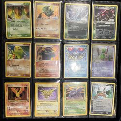 Vintage Pokemon Cards, Legendary Birds 
