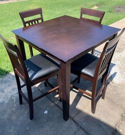 Comedor Alto De Madera
