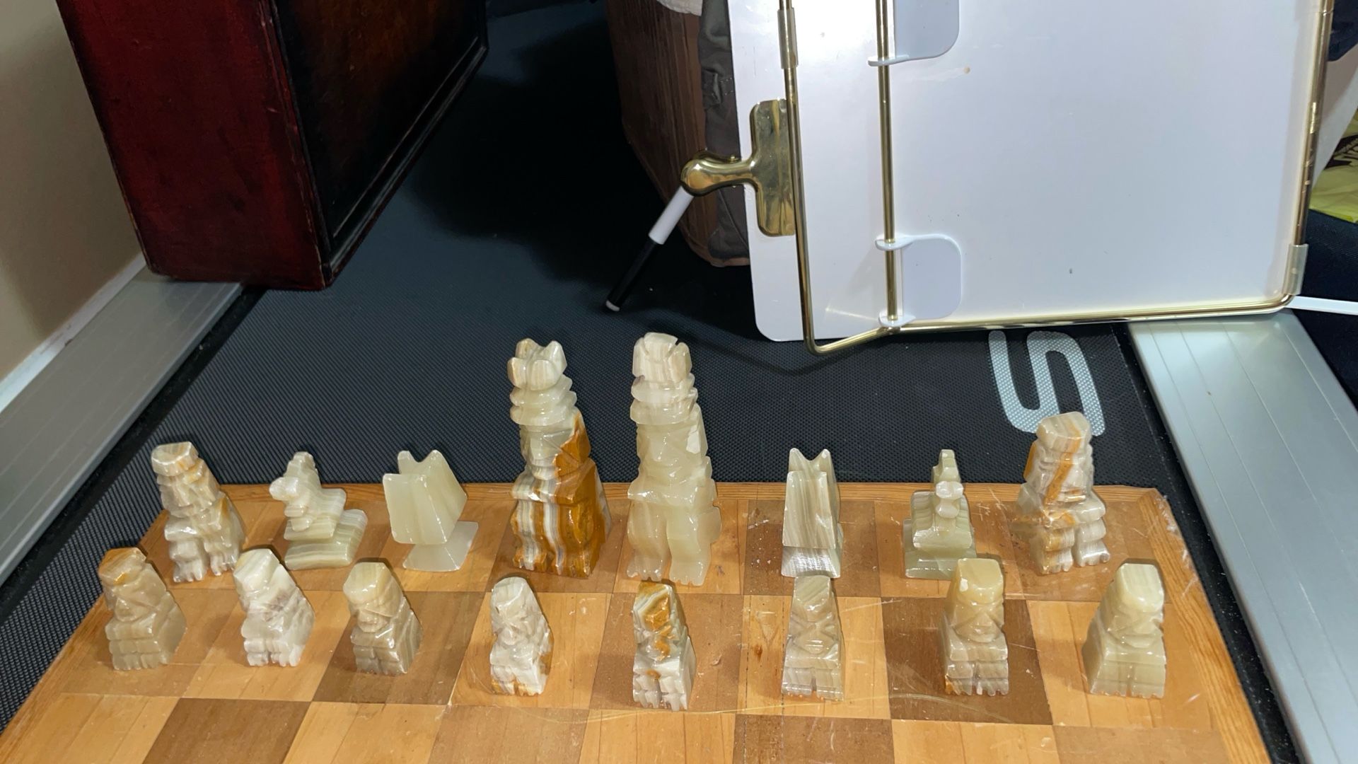 Antique Marble Chess set 