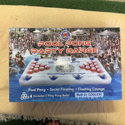 POOL FLOATIE!!! Beer Pong Party Barge Pool Lounge
