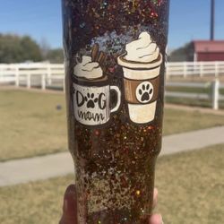 Dog Mom 40oz Snow Globe Tumbler