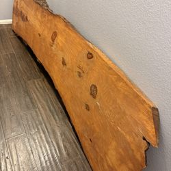 Live Edge Wood Table. 