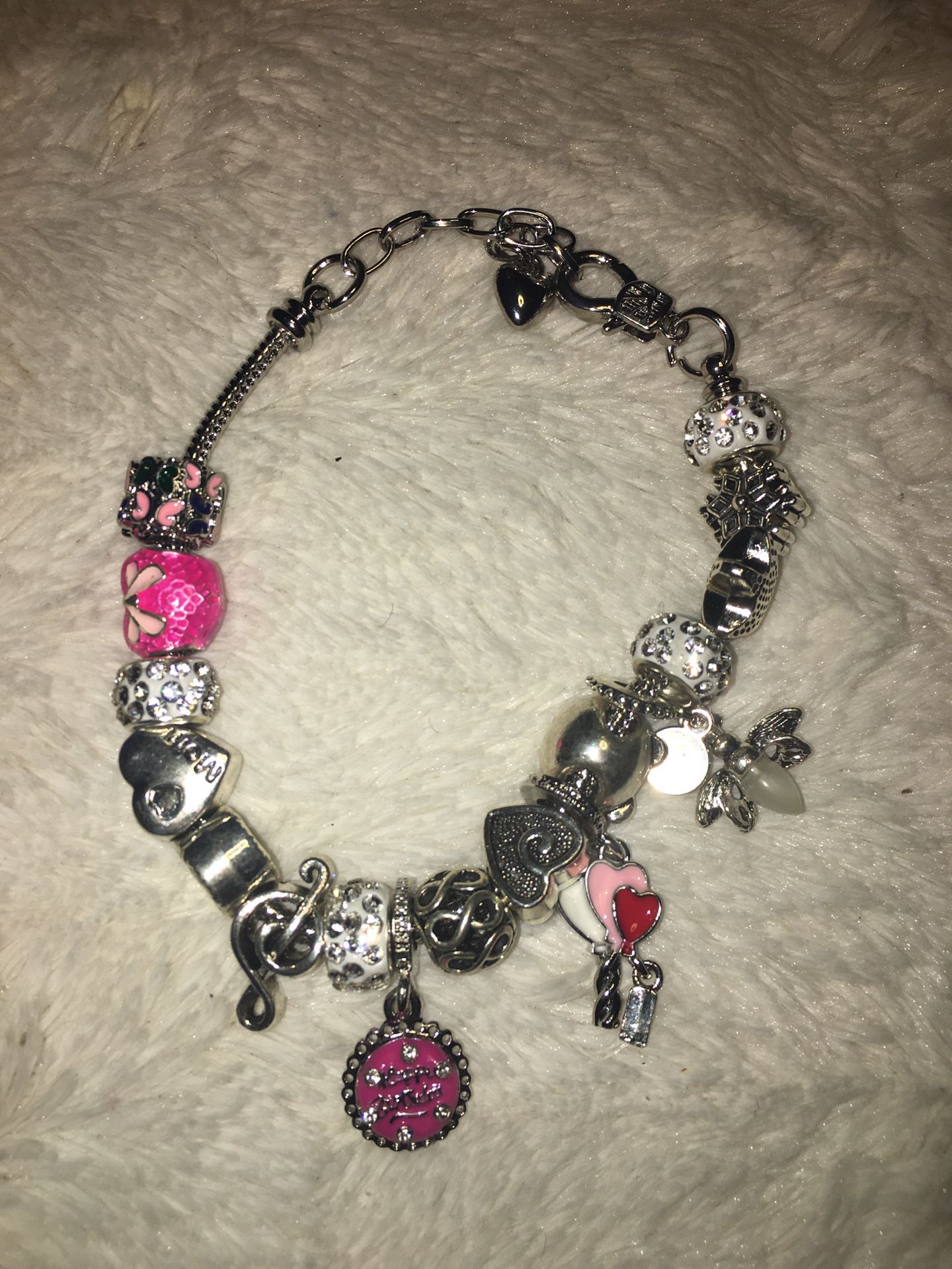 Pink Pandora Bracelet