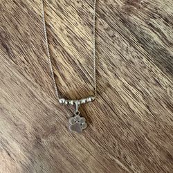 Alex & Ani Paw Print Necklace