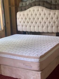 USED KING SIZE TEMPER PEDIC MEMORY FOAM COOL GEL MATTRESS ONLY