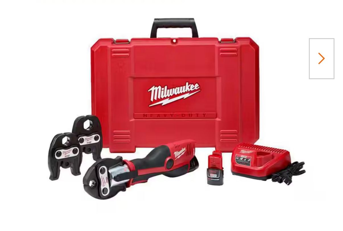 Milwaukee M12 Pro Press Force Logic Tool Kit NEW