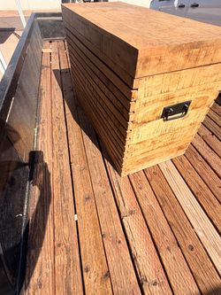 rustic storage box