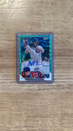 2023 Topps Chrome Matt Swarmed Auto 79/199