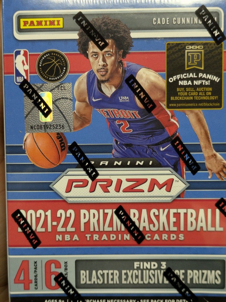 2021-22 Panini Prizm NBA Basketball Blaster Box Ice Prizm Exclusive NEW Sealed