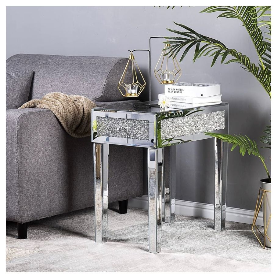 *Bling* Mirrored End Table - Small