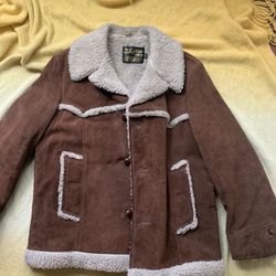 Vintage Leather Suade Jacket