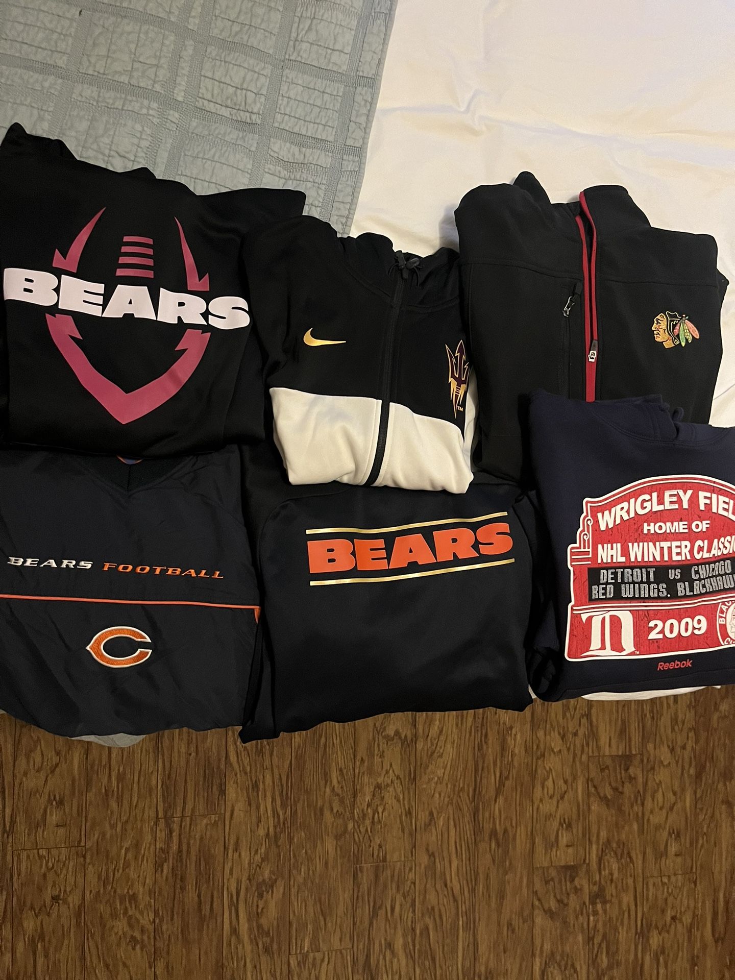 Men’s Jacket Sweatshirt Hoodie Lot 