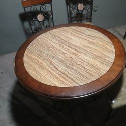 Small Dining Table Seats 4 , Matching Chairs Included 