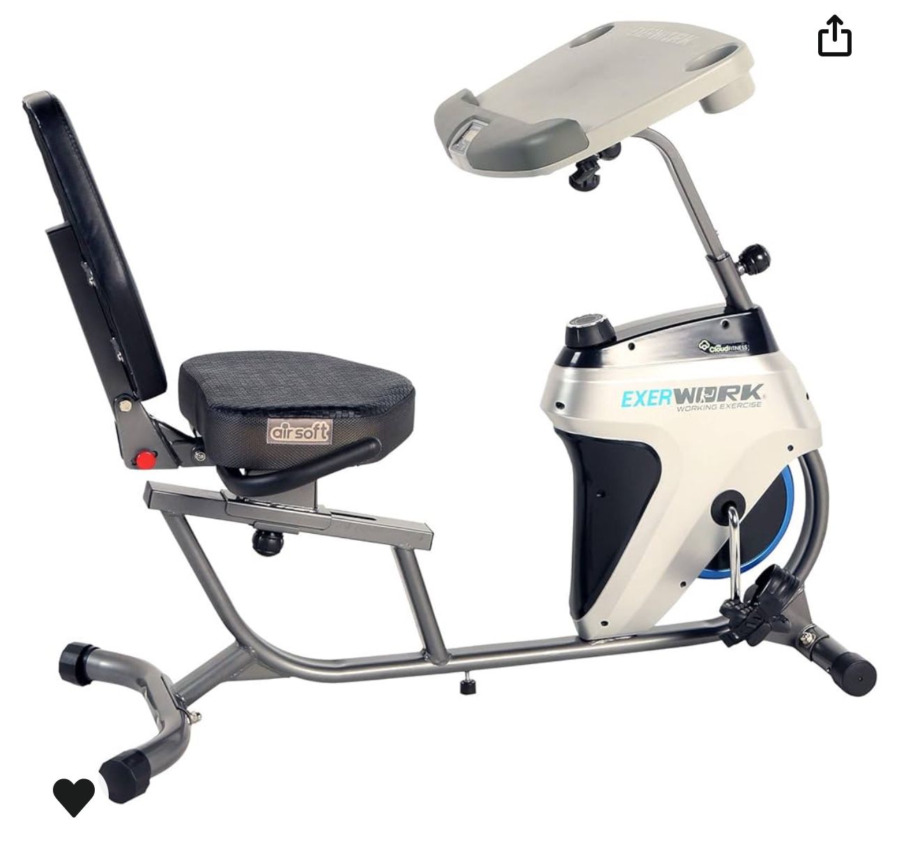 Brand New Exercise Bike With Desk In Box Foldable 