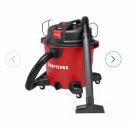 CRAFTSMAN 16-Gallon 6.5 HP Corded Wet/Dry Shop Vacuum with Accessories - Bonus 12V Car Vacuum