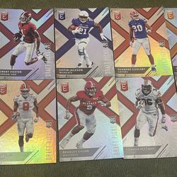 Lot Of 10 2018 panini elite draft picks football rookie lot
