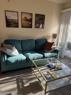 Teal Couch