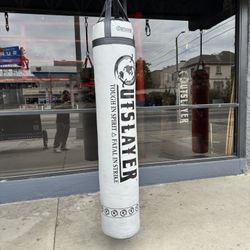 Outslayer filled Muay Thai Bag - Grey/Black