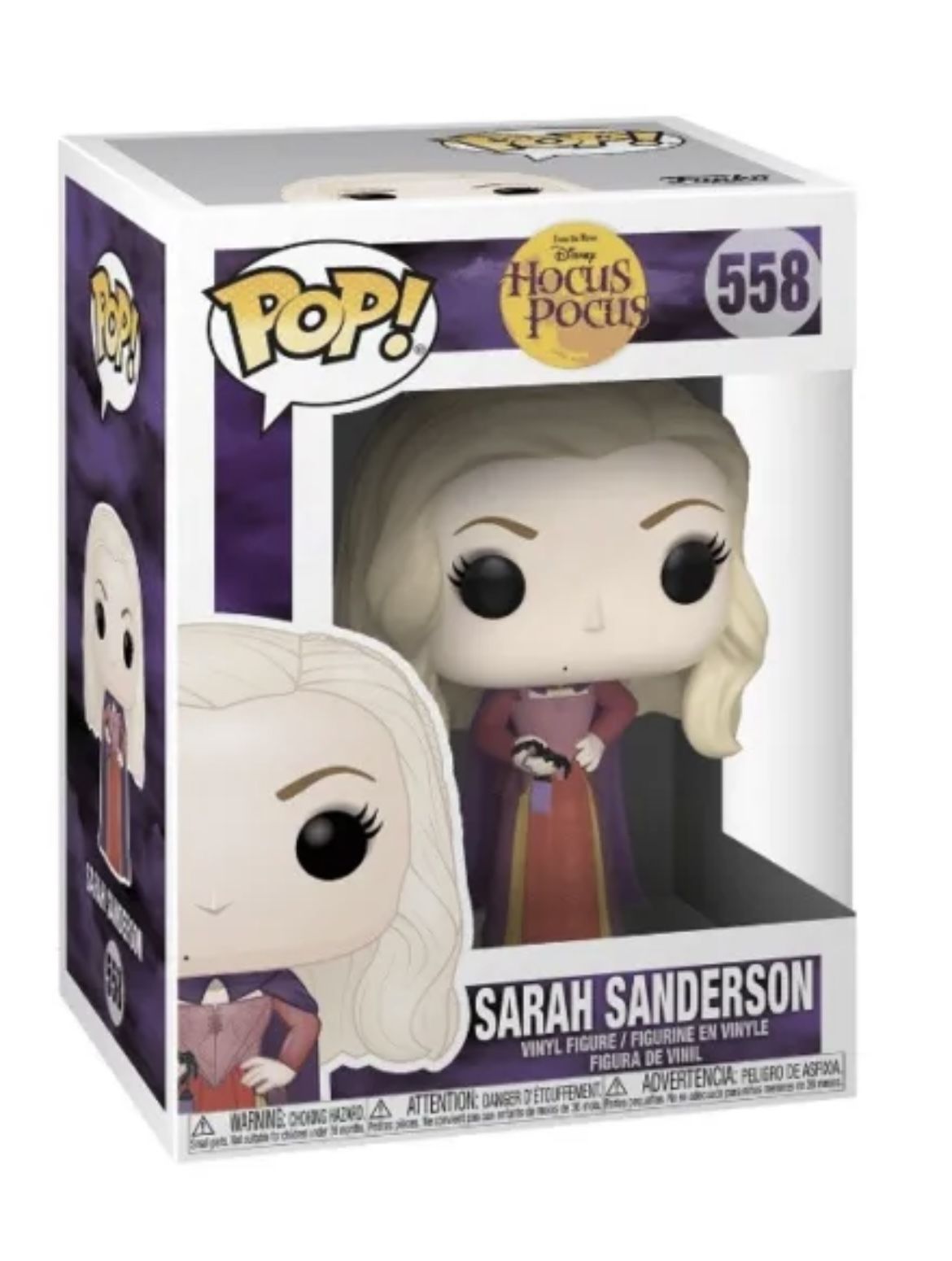 Sarah Sanderson with Spider Funko Pop! Disney Hocus Pocus #558 Vinyl Figure Used