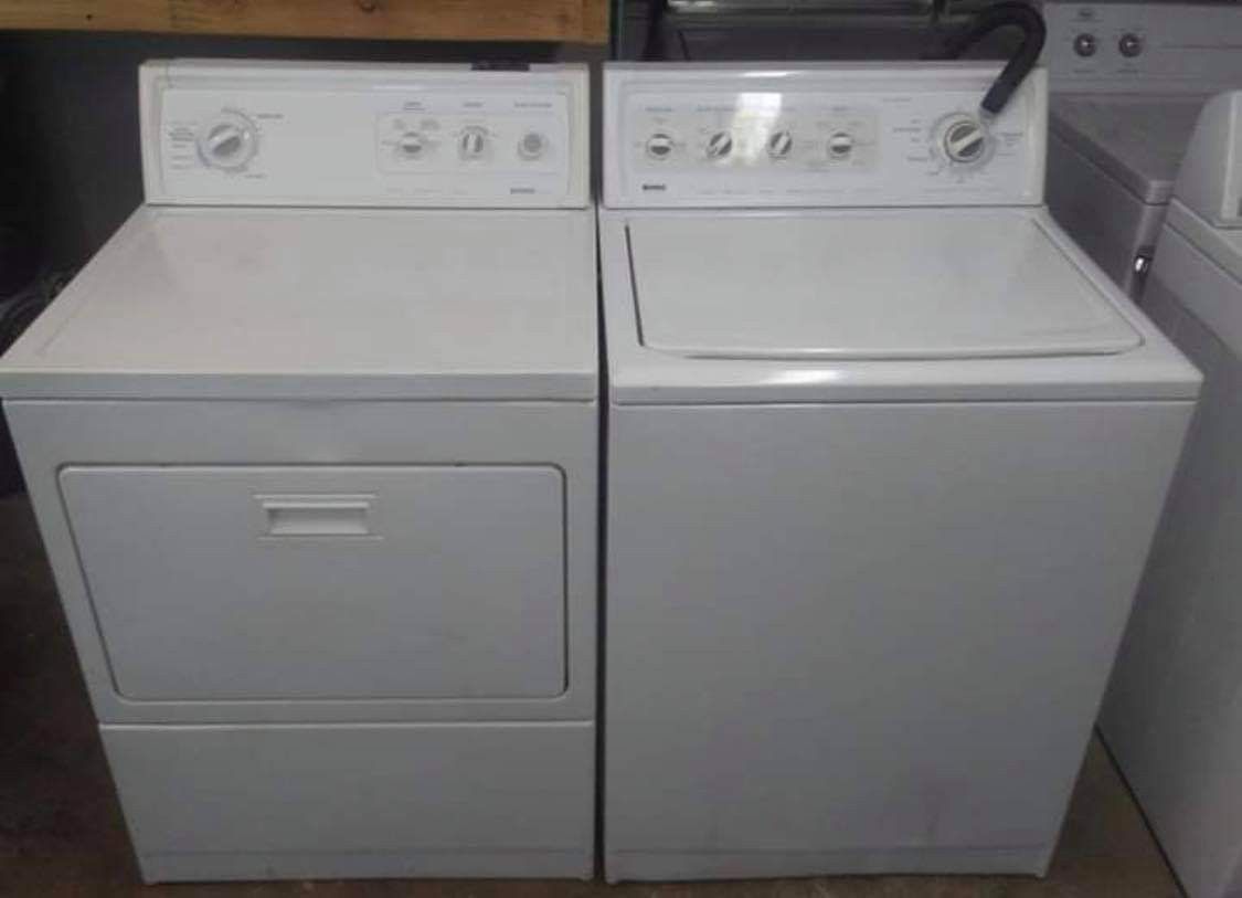 Kenmore washer and dryer set with warranty