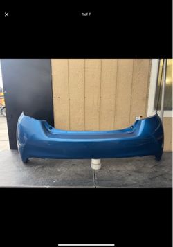 2014 2015 2016 2017 TOYOTA YARIS REAR BUMPER COVER OEM USED