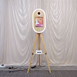 iPad DSLR Photo Booth Shell. Wood