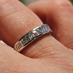 White Gold Diamond Wedding Ring Band