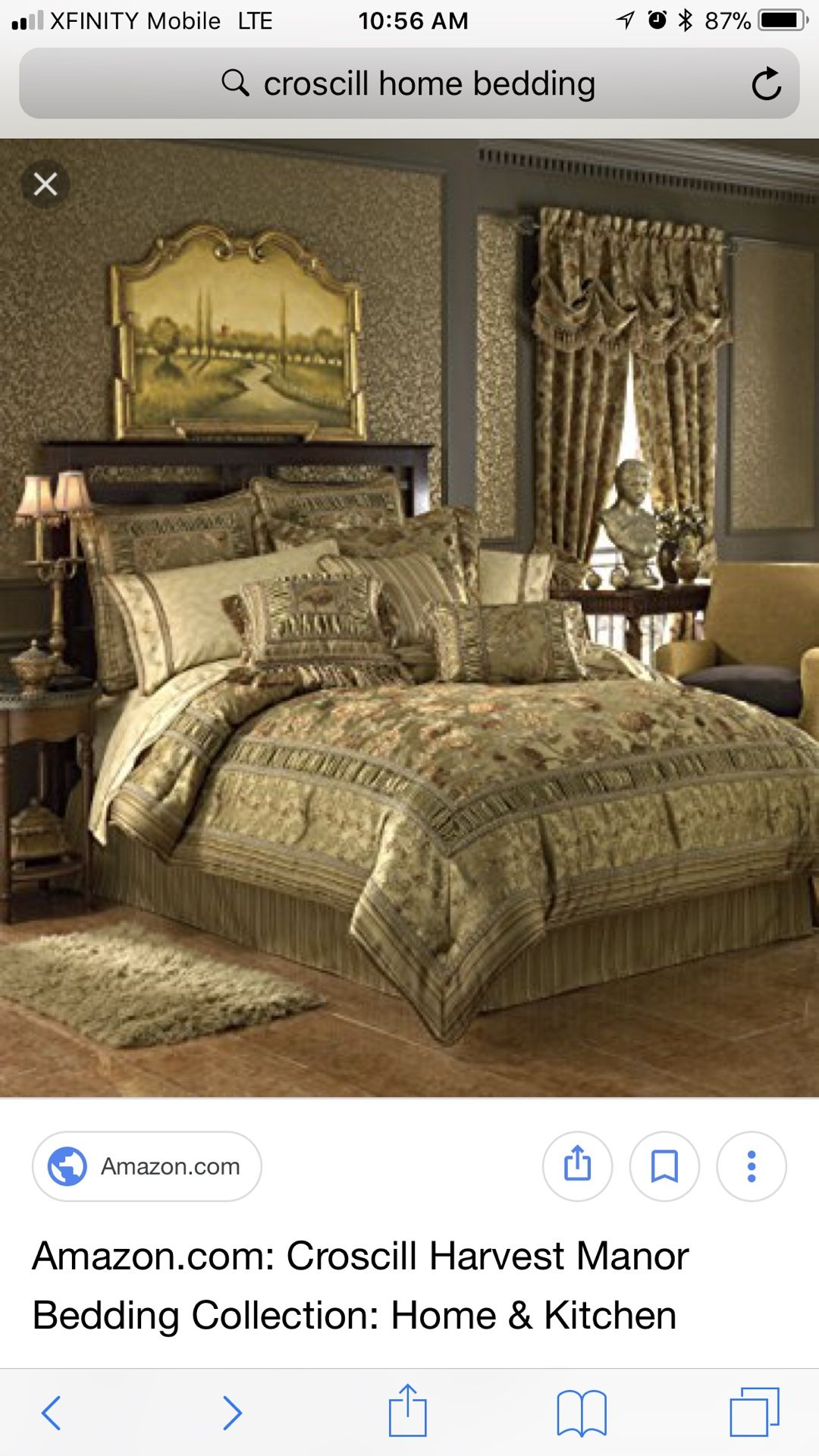 Croscill Harvest Manor Bedding Collection