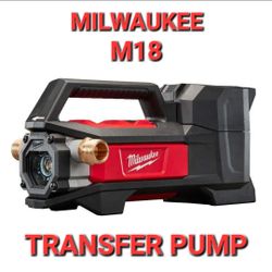 Milwaukee M18 18-Volt 1/4 HP Cordless Transfer Pump (NEW)