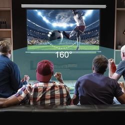New 120" Projector Screen Motorized
