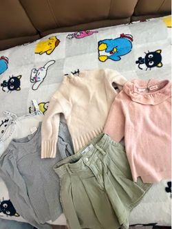 ZARA Girls Fall/Holiday Clothing Bundle Size 4-5 – 5 Pieces