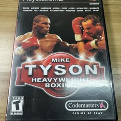 PS2 Mike Tyson Heavyweight Boxing 