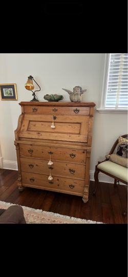 Vintage Secretary Drop Down Drawer